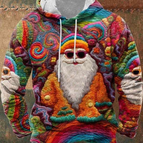 Street Trend Color Painting Men's Hoodie