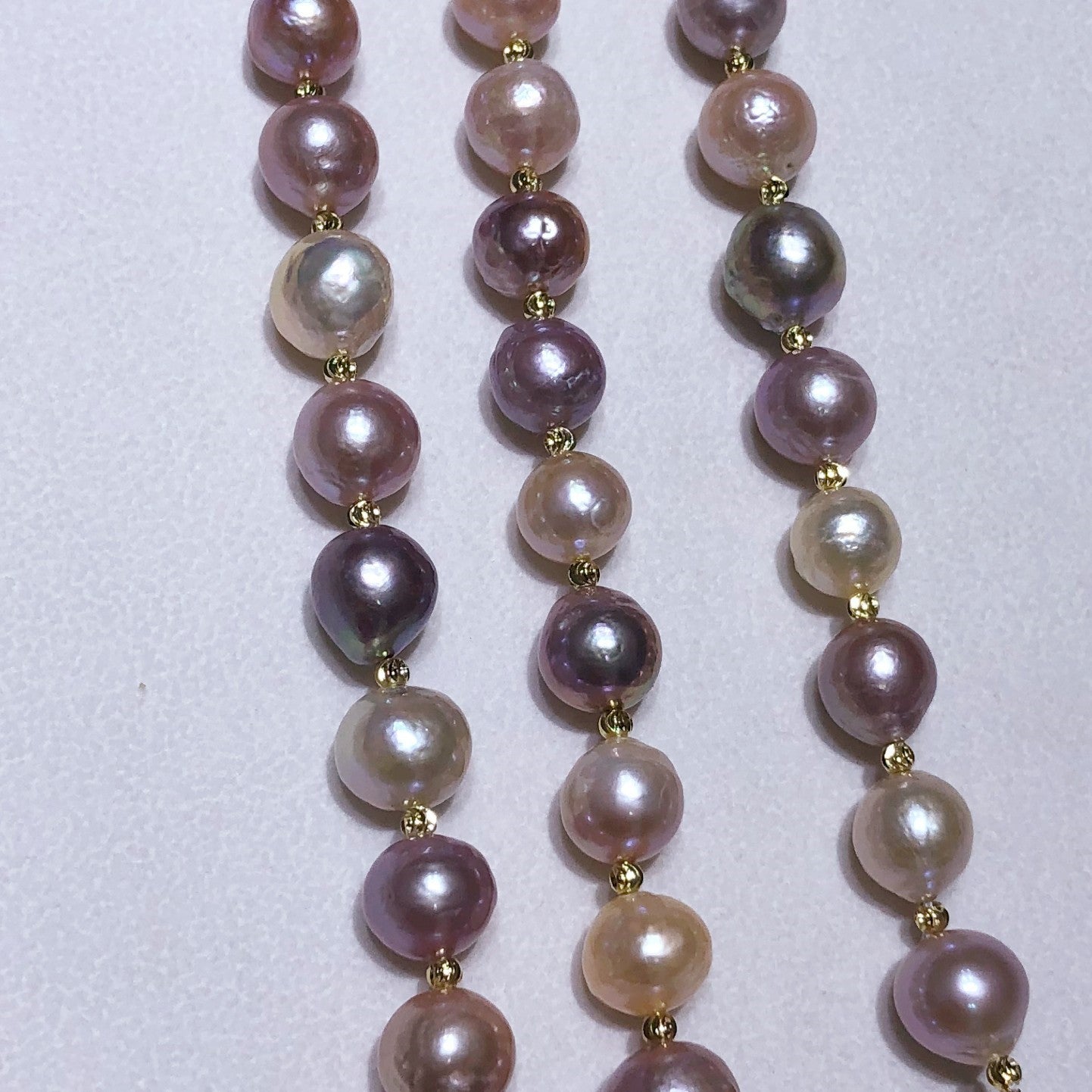 Natural freshwater pearl chain