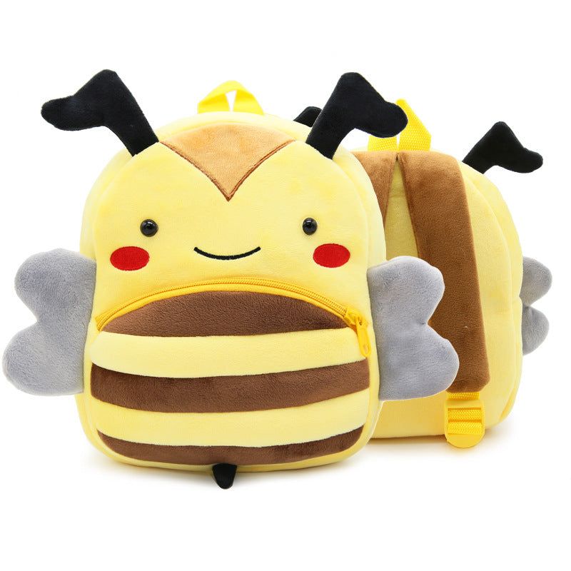 Cute Plush Backpacks Kindergarten Cartoon School Bags Children Animal Toys Bag