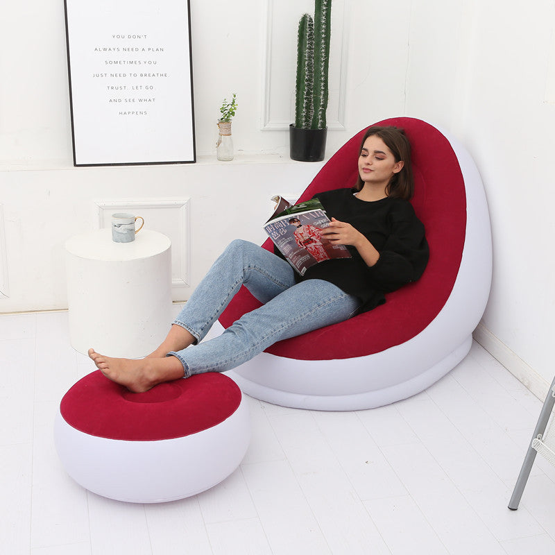 Lazy Bean Bag with Inflatable Folding Sofa