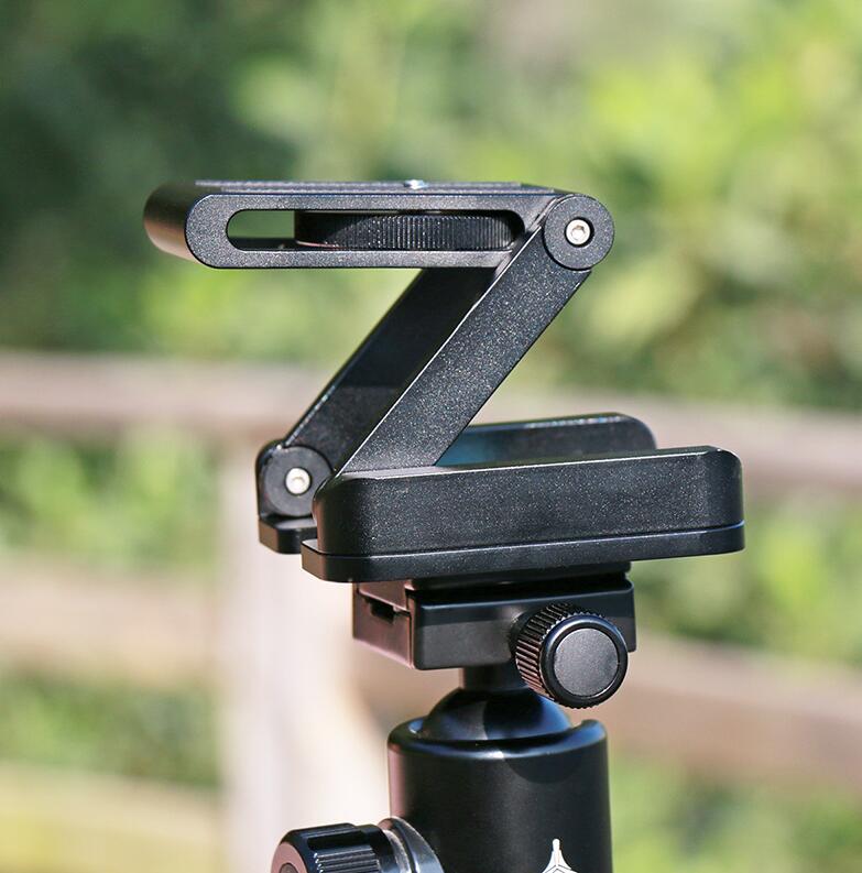 Compatible with Apple, Ulanzi Z Flex Tilt Tripod Head Aluminum Alloy Folding Quick Release Plate Stand Mount Spirit Level For Phones Camera