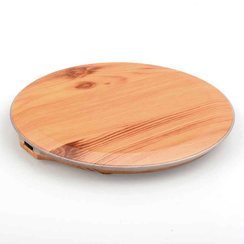 Wood Grain Fast Charge Wireless Charger Base