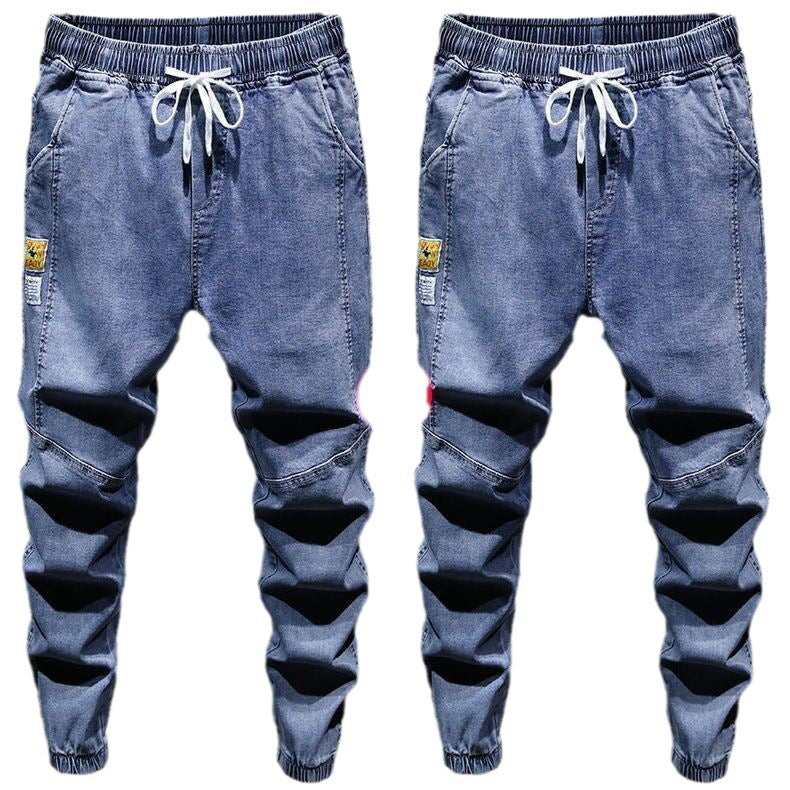 Men's Loose Tie Elastic Waist Pants