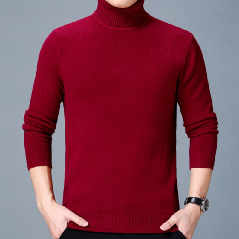 Cashmere Sweater High Neck Thickened Young And Middle-aged Men