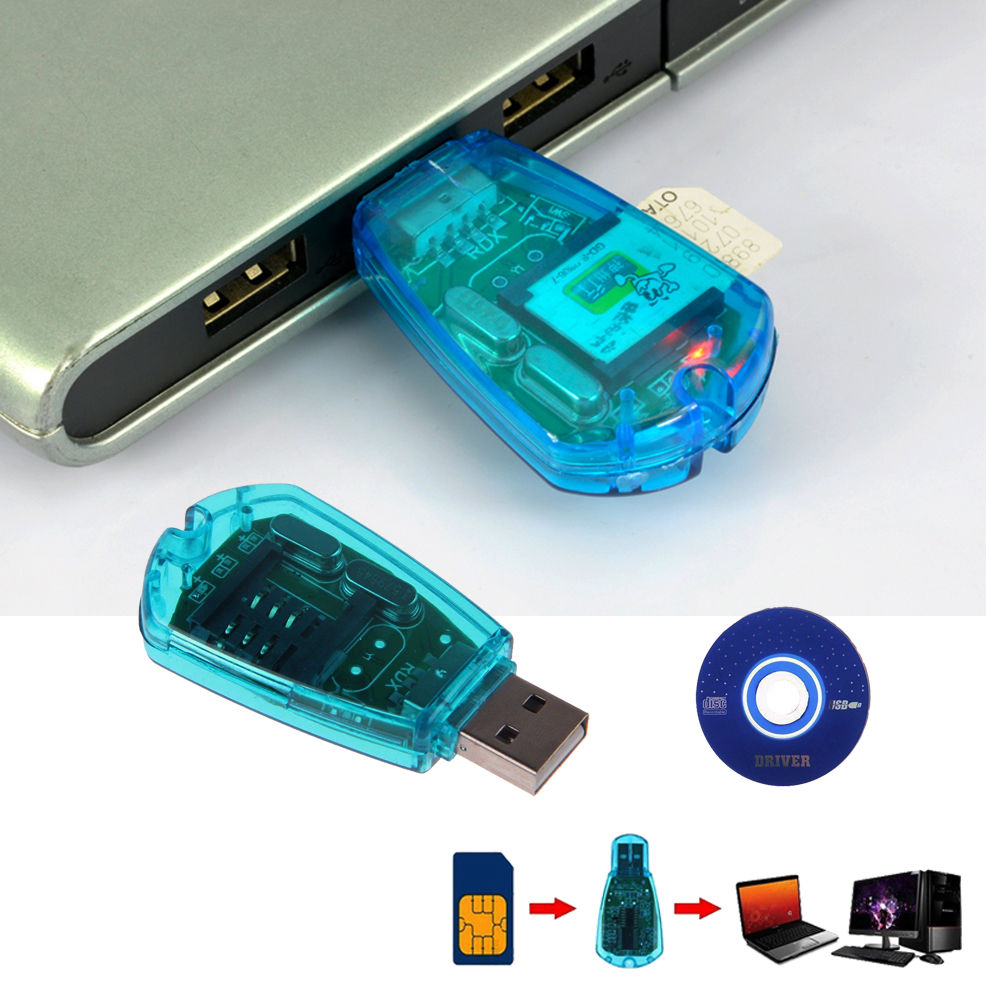 Mobile phone SIM card reader