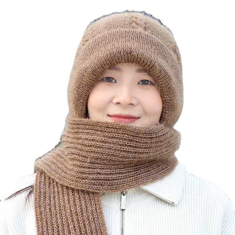 Fleece-lined Thickened Women's Hat Winter