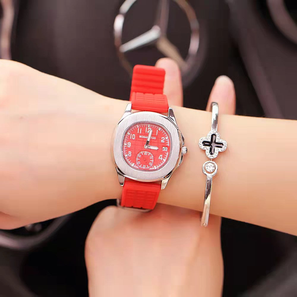 Couple Fashion Exquisite And Versatile Digital Quartz Watch